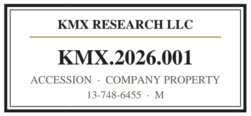 KMX Research LLC — Accession · Company Property · D-U-N-S 13-748-6455